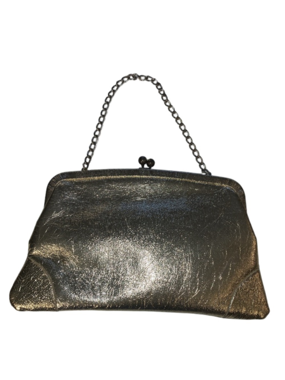 Women's Ingber Gold Clutch Wristlet One Size with Multicolor Lining